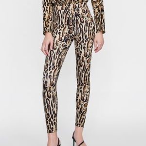 Zara Animal Print Leggings